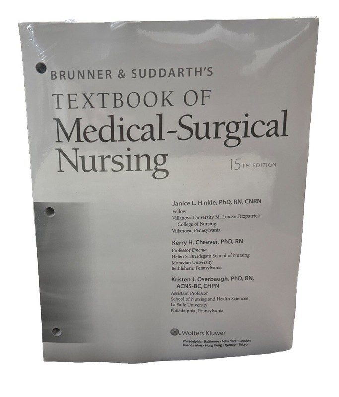 Brunner and Suddarth’s Textbook of Medical-Surgical Nursing (15th)(Vol 1&2)