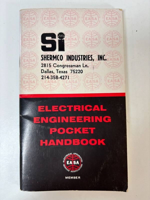 EASA Electrical Engineering Pocket Handbook By Shermco Industries