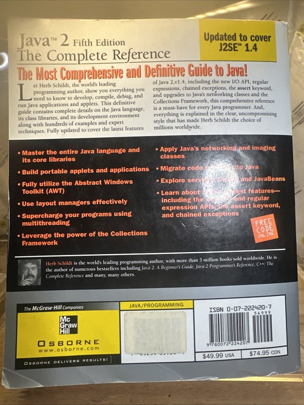 The Complete Reference Java 2 Fifth Edition Osborne by Herbert Schildt gallery