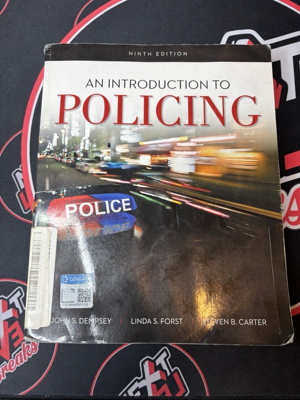 An Introduction to Policing 9th Edition by Dempsey Forst Carter 2018 Paperback