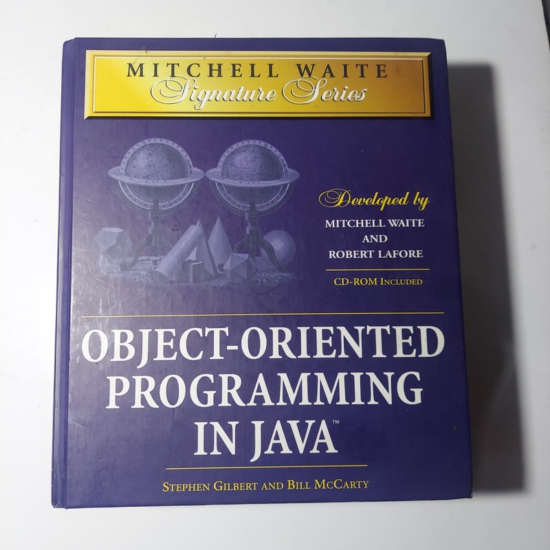 Object-Oriented Programming in Java – No CD Rom – Mitchell Waite