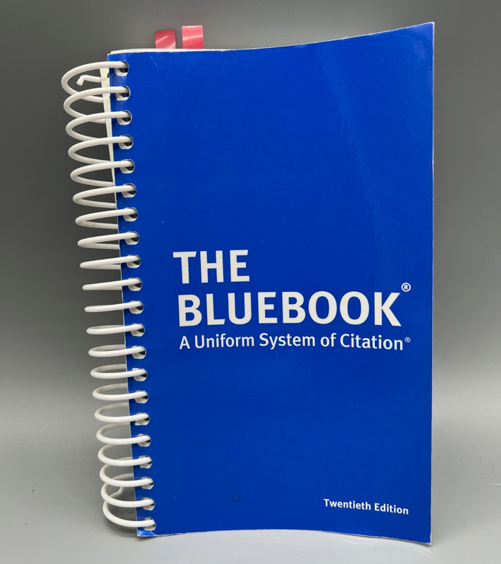 The BLUEBOOK : A Uniform System of Citation Spiral Bound Notebook (20th Edition)
