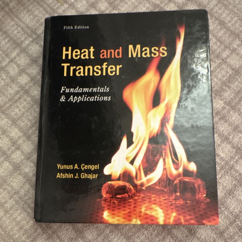 McGraw-Hill Heat and Mass Transfer Fundamentals & Applications 5th Ed HC 2015