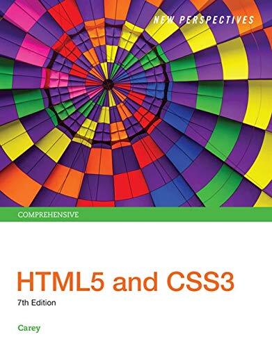 New Perspectives HTML5 and CSS3: Com…, Carey, Patrick