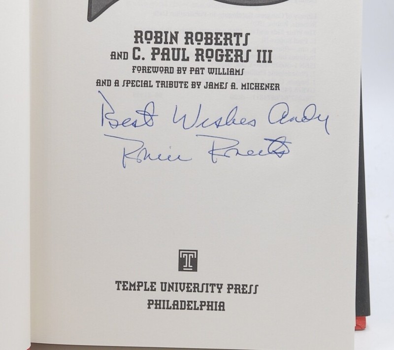 Signed First Edition Roberts, Robin – The Whiz Kids And the 1950 Pennant (Baseba