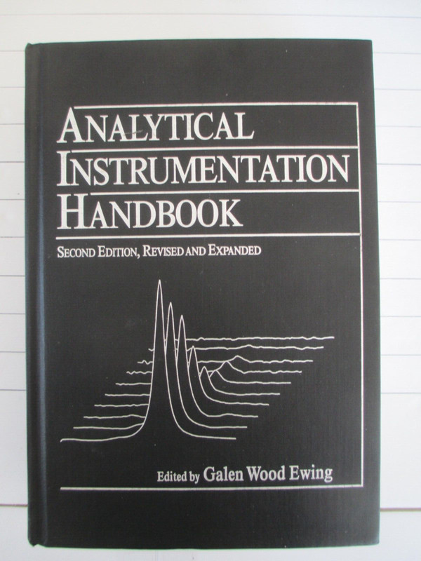 Analytical Instrument Handbook Second Ed 1997 EWING Hardcover C81