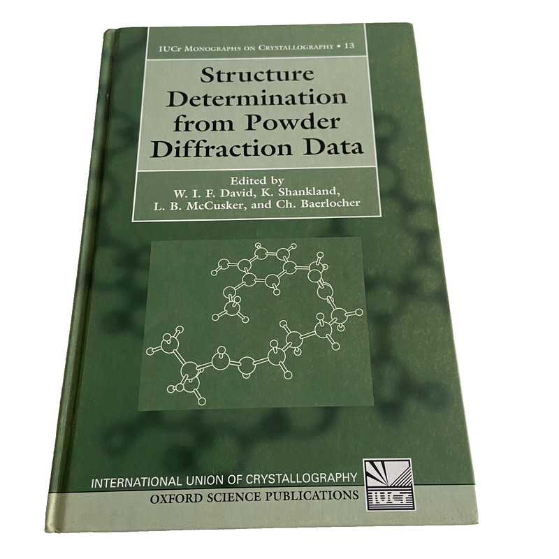 Structure Determination from Powder Diffraction Data Hardcover 2002