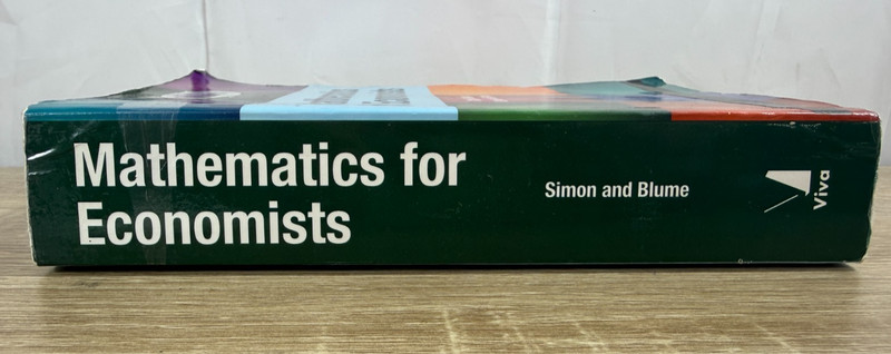 Mathematics for Economists Carl Simon Lawrence Blume Paperback Textbook