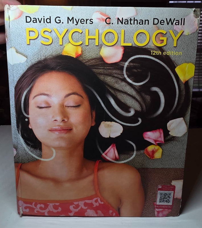 Psychology 12th Edition Myers DeWall, hardcover, good condition