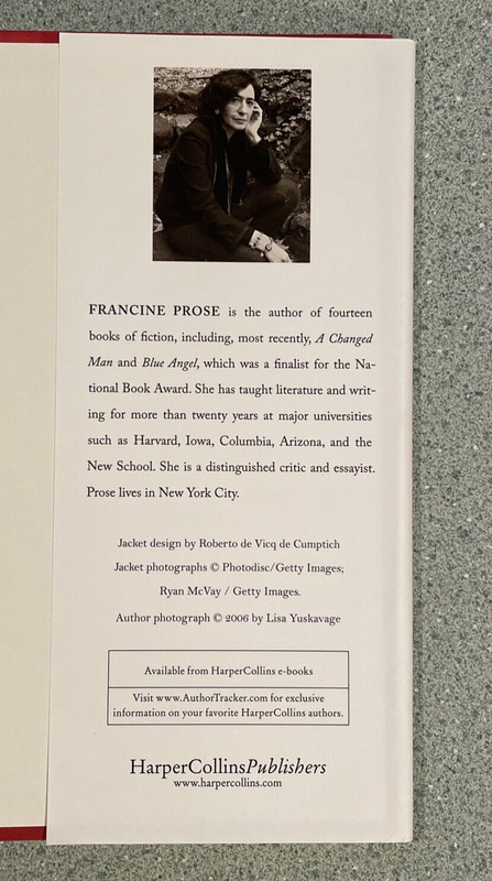 SIGNED: Reading Like A Writer, Francine Prose, 2006, HCDJ, 1st Ed, 3rd Print gallery