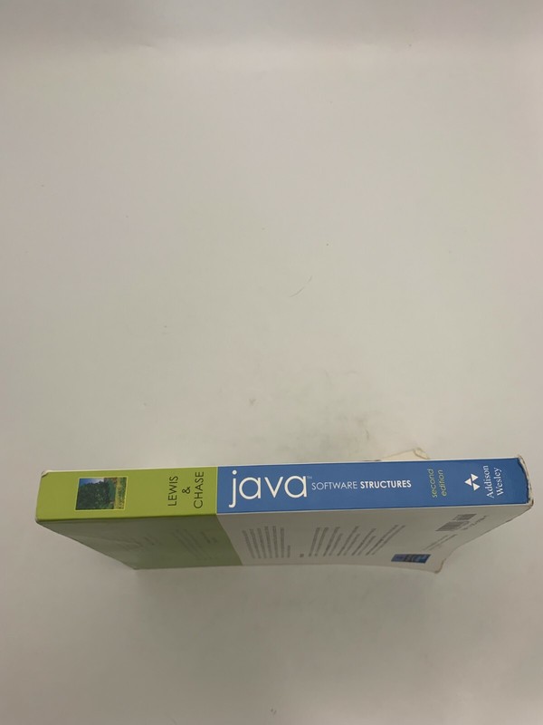 Java Software Structures by Lewis & Chase 2nd Edition 2004 PB VERY GOOD gallery