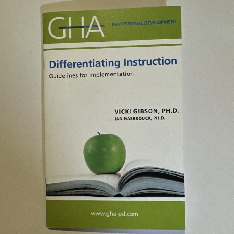 Differentiating Instruction Guidelines For Implementation By Vicki Gibson PHD