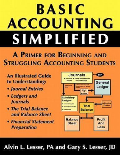 Basic Accounting Simplified, Lesser J.D., Gary S,Lesser, Alvin L, New Book