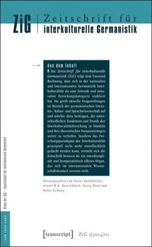 Dieter Heimböckel Ernest Hess–lüttich Zeitschrift für interkulture (Paperback)