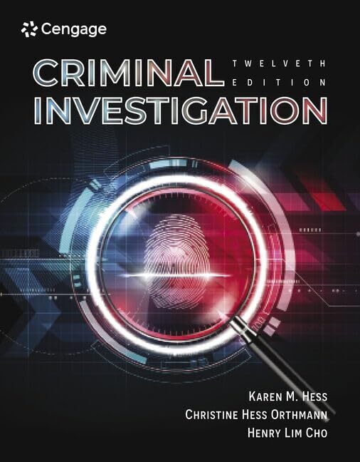Criminal Investigation by Karen M. Hess