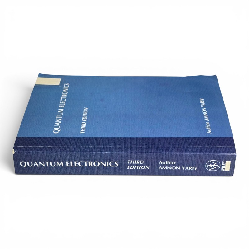 QUANTUM ELECTRONICS: Third Edition (1989) RARE Softcover by Amnon Yariv gallery