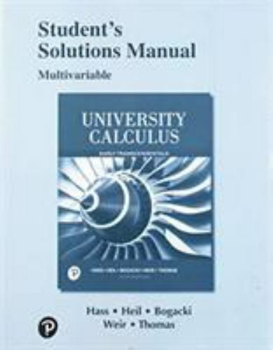 University Calculus : Early Transcendentals, Multivariable, Paperback by Hass…