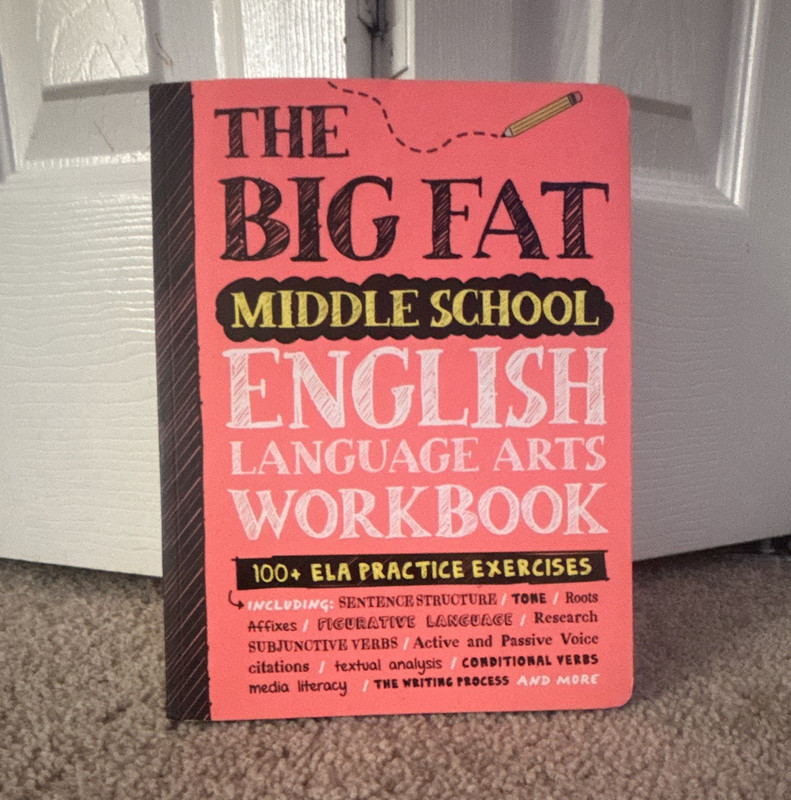 Workman Publishing Big Fat Middle School ELA Workbook 2019 Swerling & Lazar