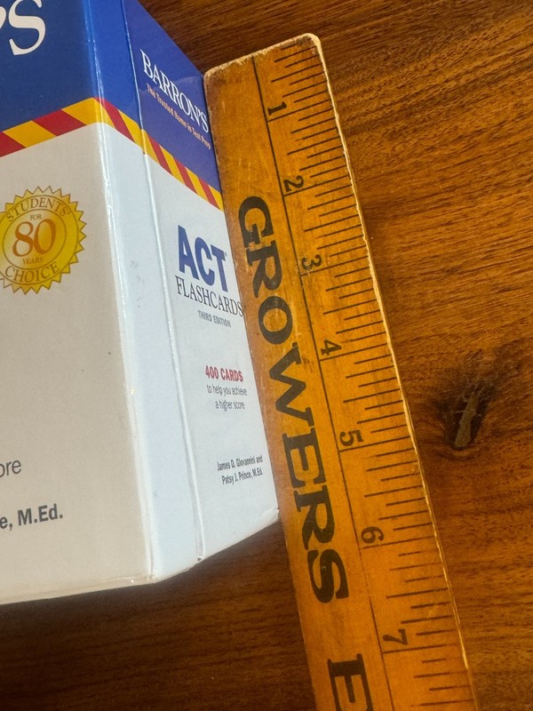 ACT Flashcards Barron's Test Prep Third Edition College Entrance Test Prep gallery