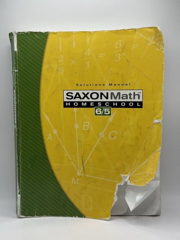 Saxon Math 6/5 Homeschool Kit: Student Textbook/Solutions Manual/Test CDs 3rd Ed gallery
