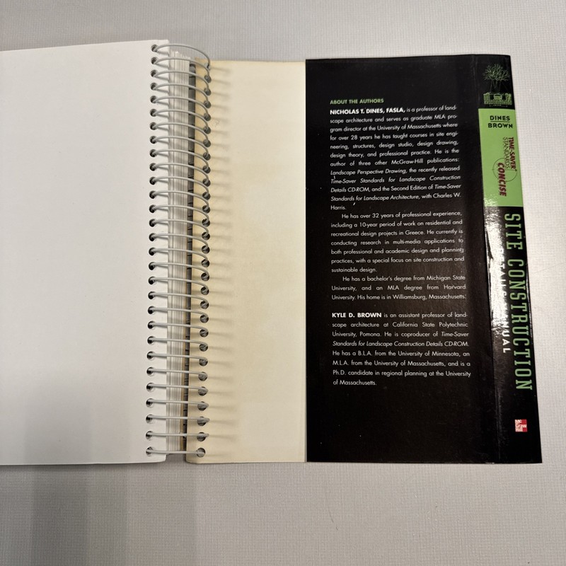 Time-Saver Standards Site Construction Details Manual gallery