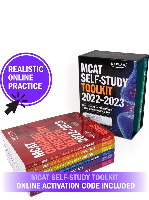 MCAT Self-Study Toolkit 2022-2023: Books + Online + 6 Practice Tests