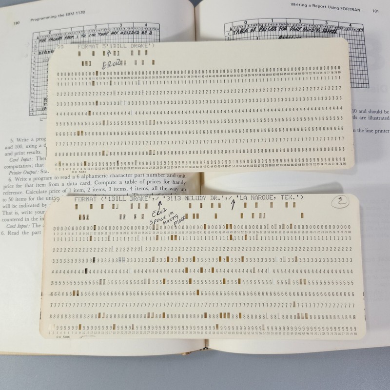 VTG Computer Program Textbook Programming the IBM 1130 JK Hughes 1969 Book HC gallery