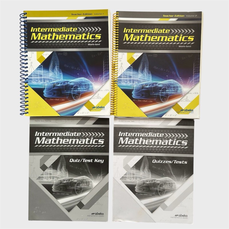 ABeka 7th grade Intermediate Mathematics Kit Teacher’s Edition Homeschool