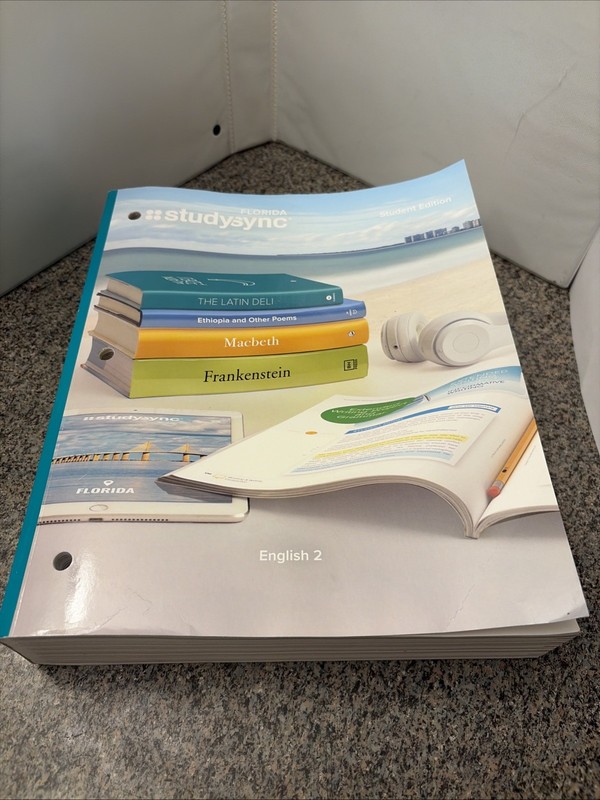 Florida, English 2 Studysync, Units 1-6, Student Ed.