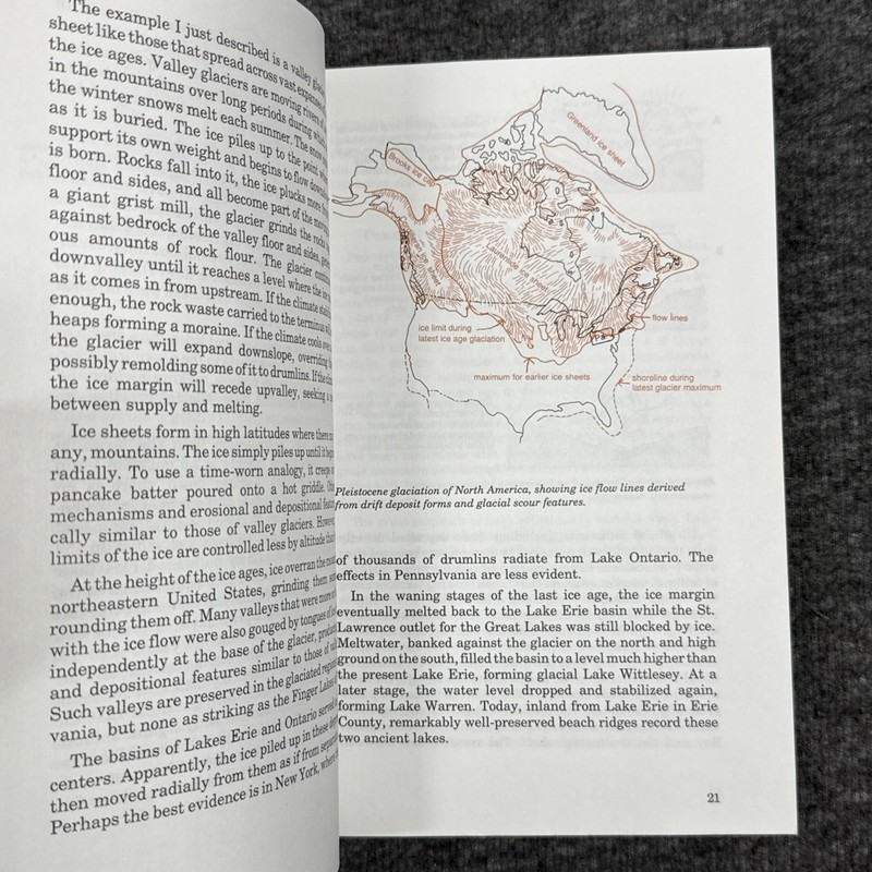 Roadside Geology of Pennsylvania Bradford B. Van Diver First Printing 1990 gallery