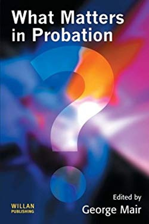 What Matters in Probation Paperback