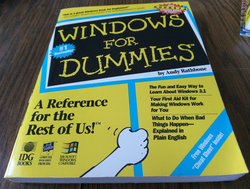 Windows For Dummies By Andy Rathbone (1992 IDG Books)