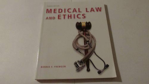Medical Law and Ethics, Fremgen, Bonnie F.