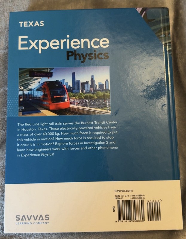 Experience Physics - Texas Edition 2025 Savvas Learning Company gallery