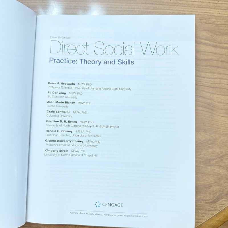 Mindtap Course List Ser.: Empowerment Series : Direct Social Work Practice by Pa gallery