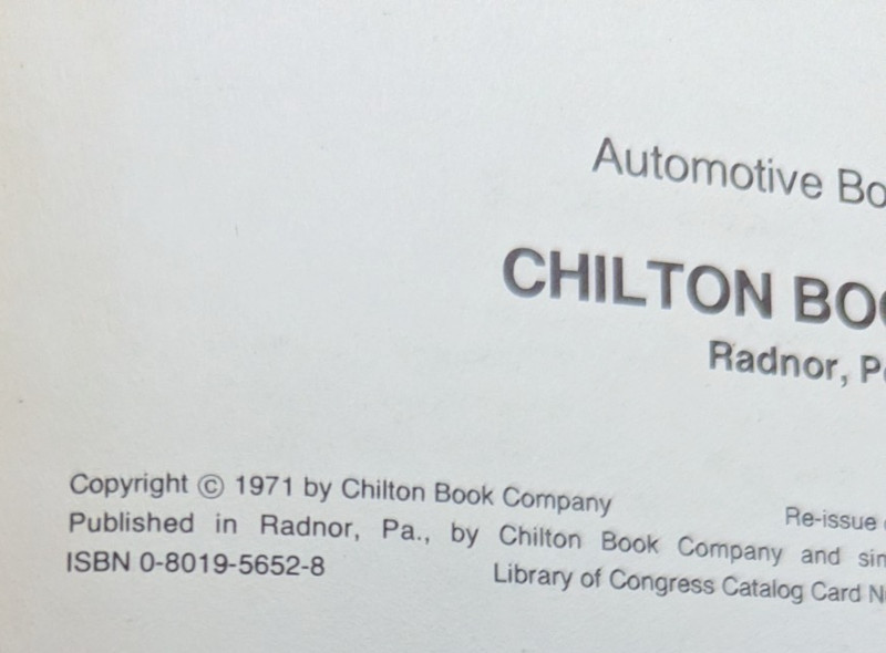 Vintage Chilton's Auto Repair Manual, 1954-1963 American Cars Hardback Book gallery