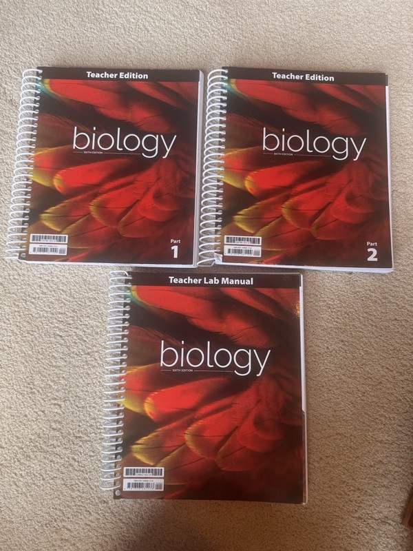 Biology BJU Teacher Edition Bundle 6th Edition