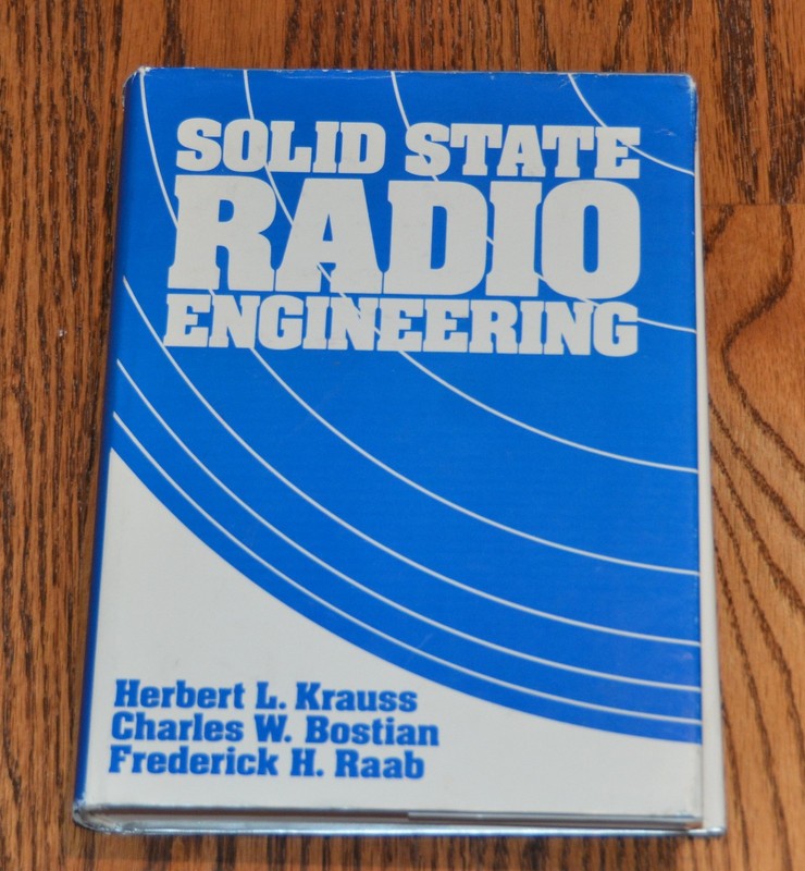 Solid State Radio Engineering by Krauss Bostian Raab 1980 Hardback book HBDJ M5