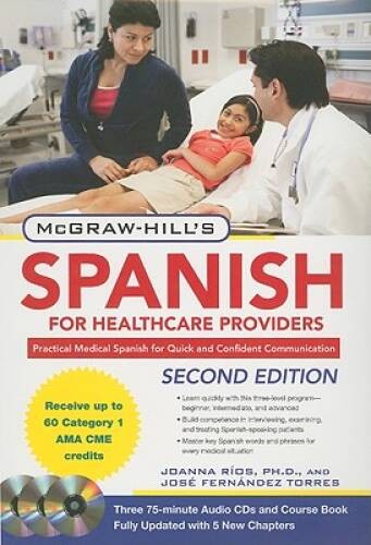 McGraw-Hill’s Spanish for Healthcare Providers, Second Edition (McGr – VERY GOOD
