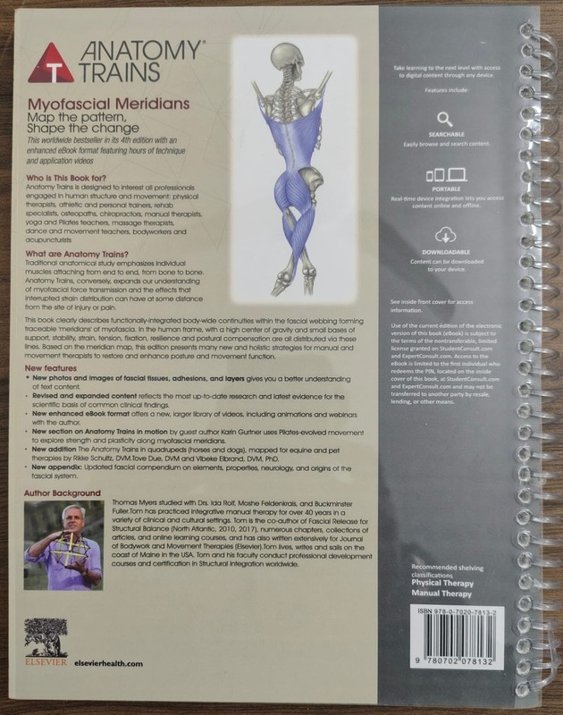 Anatomy Trains: Myofascial Meridians for Manual Therapists (SPIRALBOUND) gallery