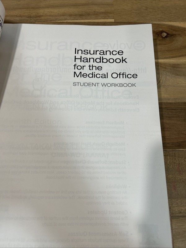 Workbook for Insurance Handbook for the Medical Office by Marilyn Fordney (2009… gallery