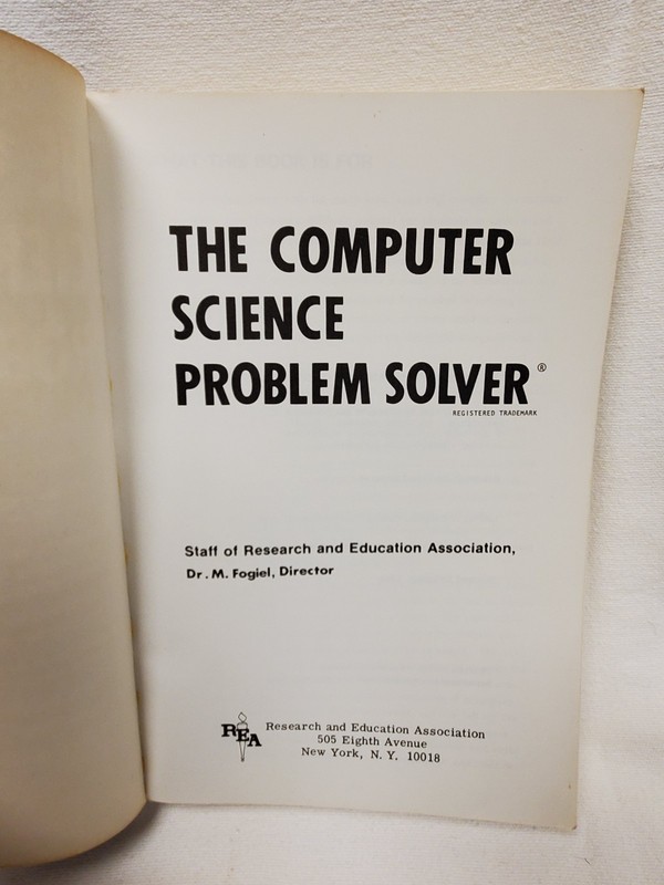 The Computer Science Problem Solver by Research and Education Association gallery