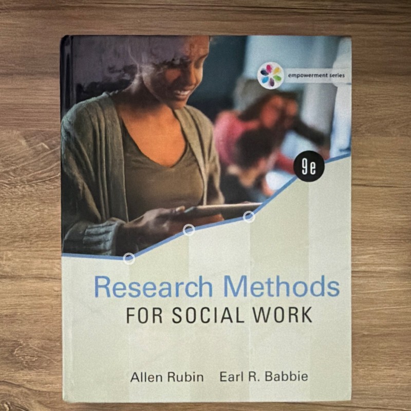 Allen Rubin & Earl R. Babbie Research Methods for Social Work 9th PB 2017