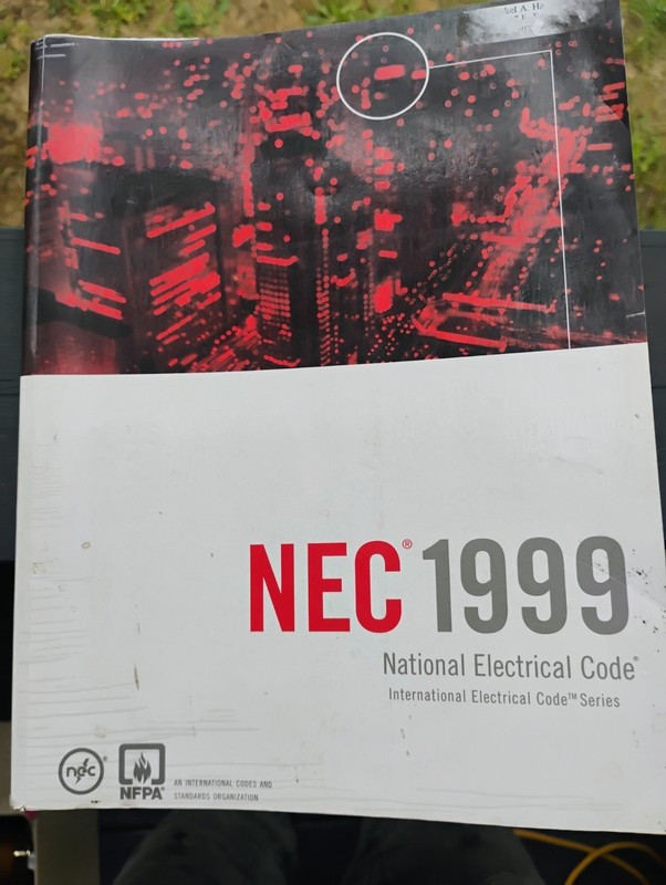 1999 National Electric Code NEC Code Book