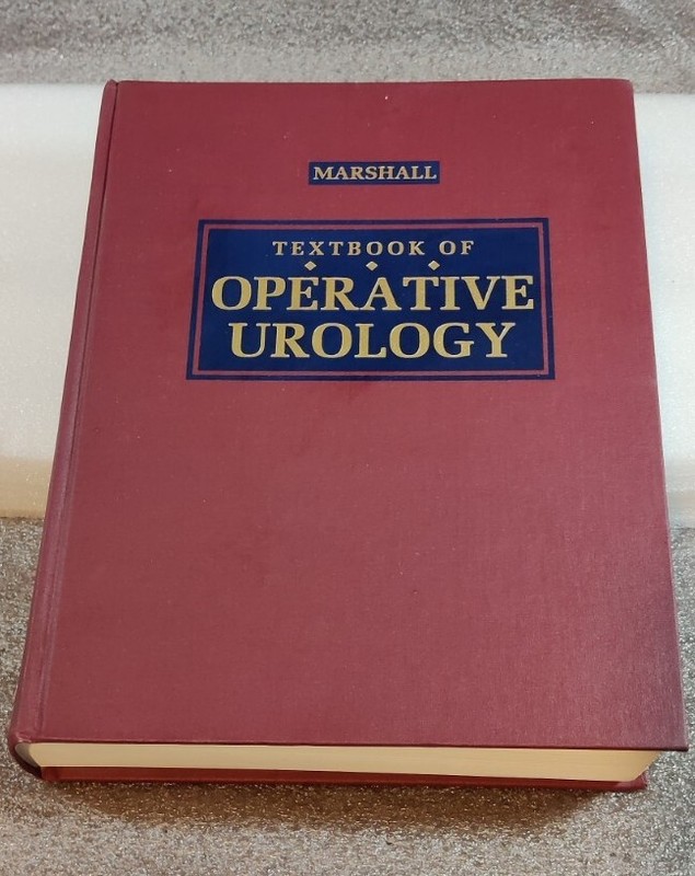 Textbook of Operative Urology Marshall 1st Edition Hardcover Medicine