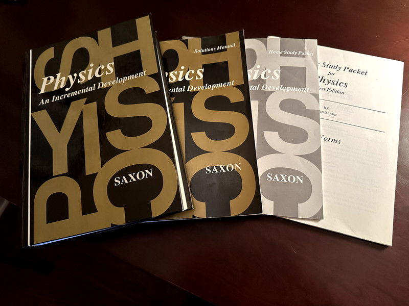 Saxon Physics: An Incremental Development, Home School Packet, 1993
