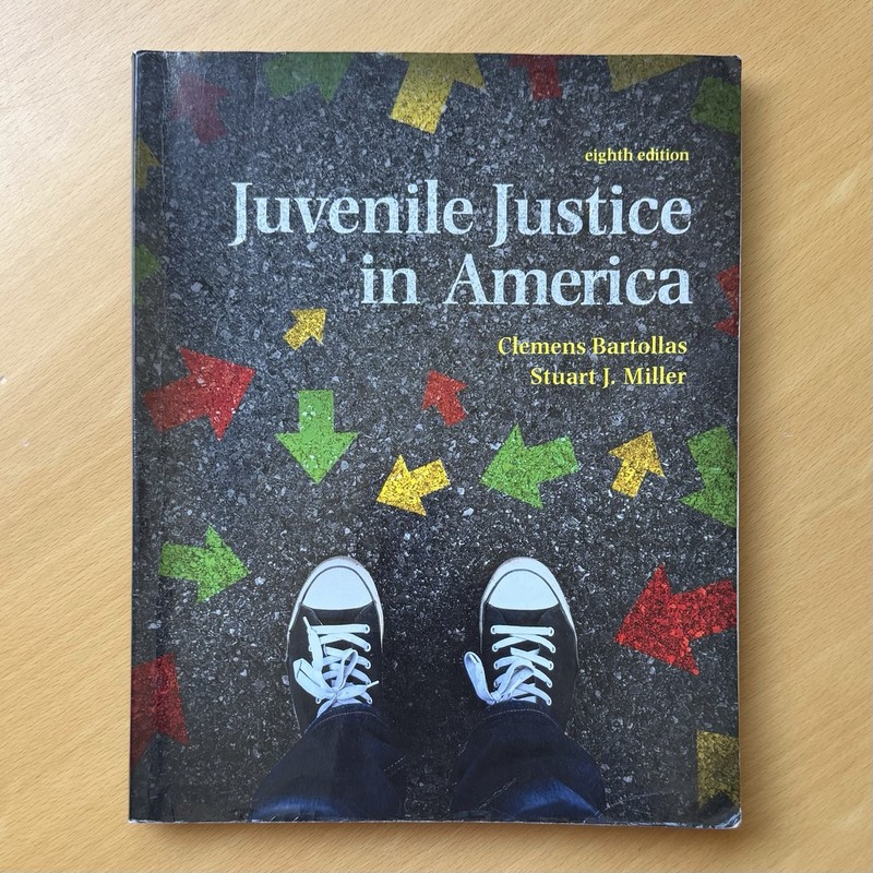 Juvenile Justice In America 8th Edition Paperback Clemens Bartollas StuartMiller