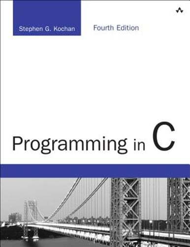 Programming in C by Stephen Kochan: Used