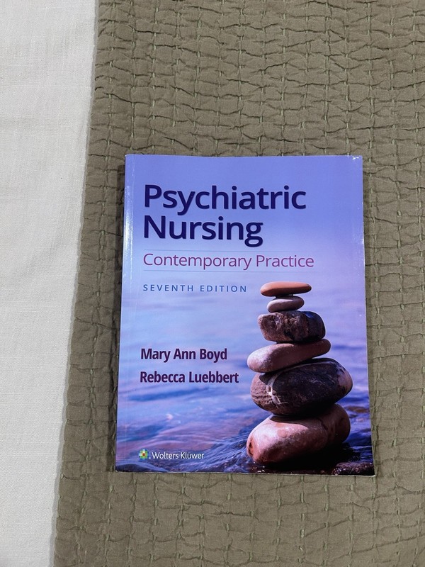 Psychiatric Nursing Contemporary Practice 7th Ed Boyd Wolters Kluwer Paperback