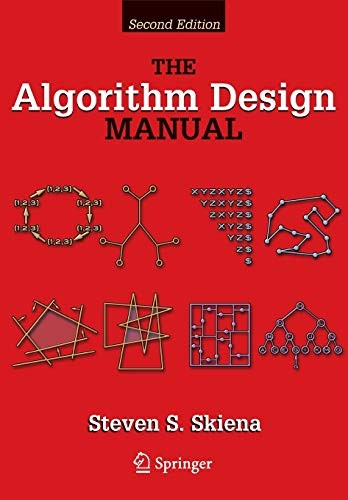 THE ALGORITHM DESIGN MANUAL By Steven S Skiena *Excellent Condition*